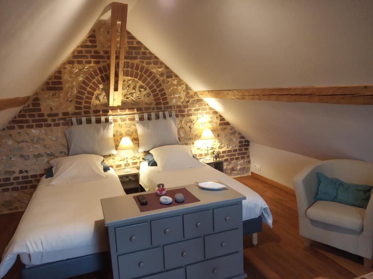 Eco-Gite La Chambre Du Vanneur Mentheville Buitenkant foto